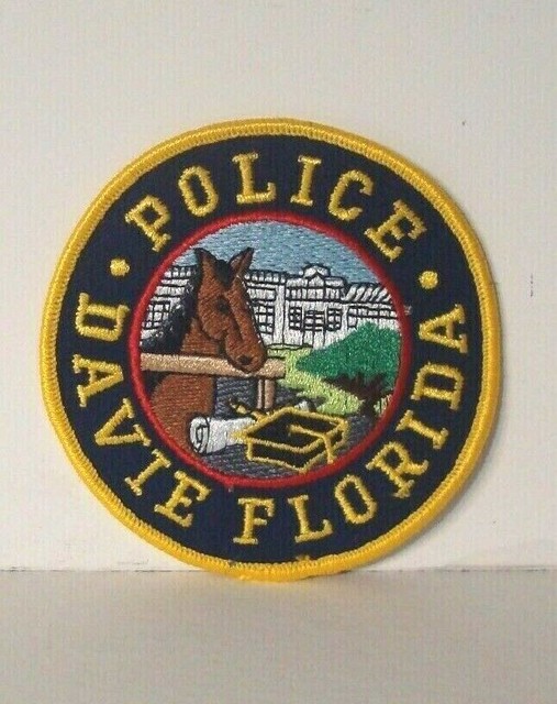 DAVIE FLORIDA POLICE OFFICER patch eBay
