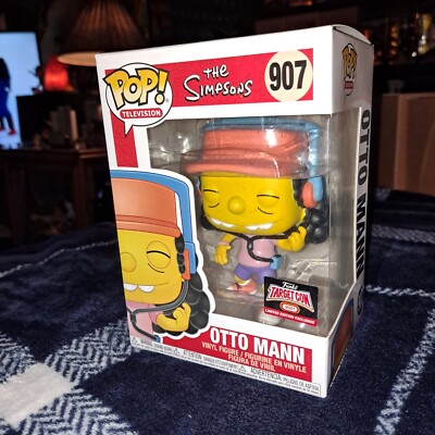Otto MAN Funko Pop The Simpsons 907 2021 Target Con Exclusive Limited Edition 