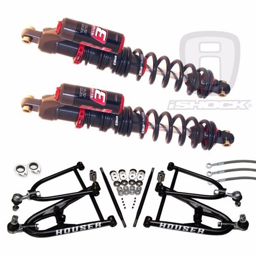 Elka Stage 3 Front Shocks HOUSER ATV +1" AArms Suspension HONDA