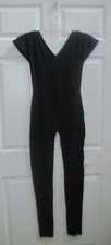 Dance American Apparel Women's Black Bodysuit One Piece Size Large NWT