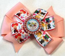 Beautiful Alice from Disney's Alice in Wonderland Inspired hair bow for girls.