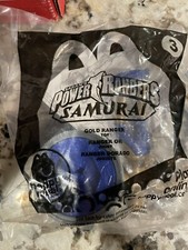 McDonald's Happy Meal Toy POWER RANGERS Samurai GOLD RANGER