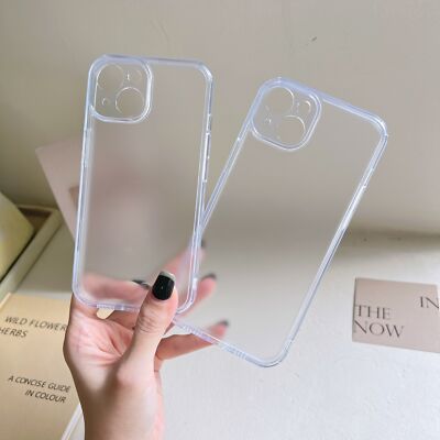 For Apple iPhone 14 15 Pro Max 15 Plus Case Frosted Translucent Shockproof Shell