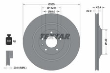 TEXTAR 92177005 Bremsscheibe für AUDI BENTLEY VW