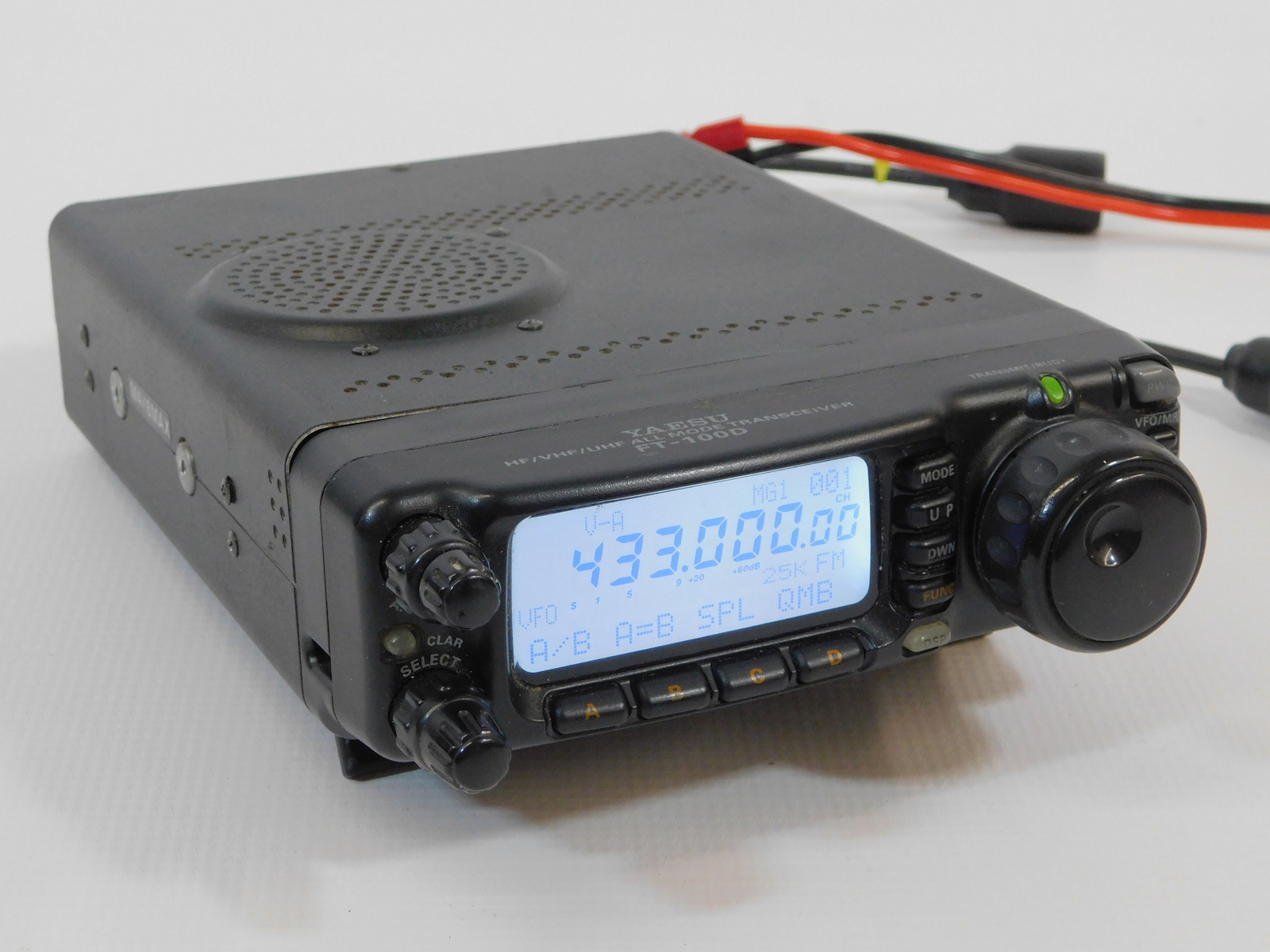 Yaesu FT100D Ham Radio HF VHF UHF AllMode Transceiver (works great