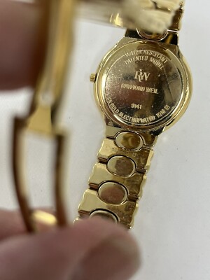 Raymond Weil Mens unisex 32mm 18k Electroplate Tosca Gold Watch