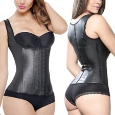 Latex Waist Trainer Colombianas Fajas Abdomen Corset Sexy Body Shaper Underbust 