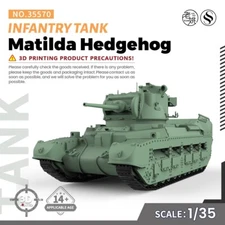 SSMODEL SS35570 1/35 Military Model Kit Matilda Hedgehog Infantry Tank