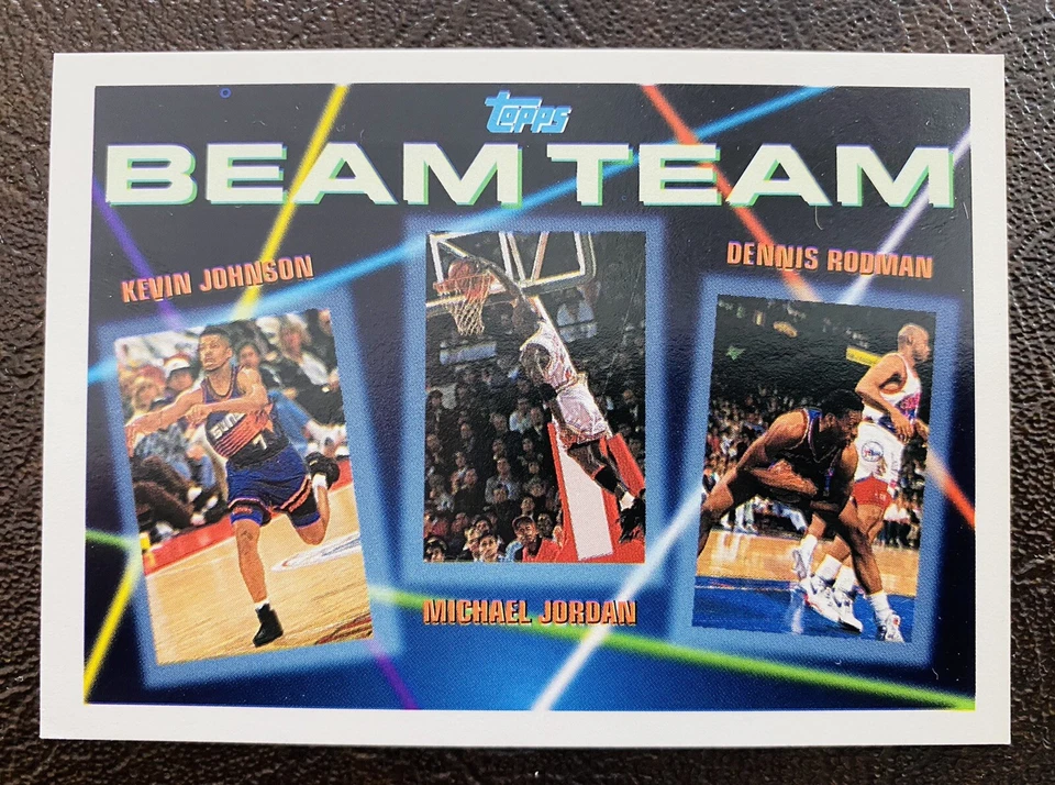 1993 Topps Beam Team Set 1-7 Michael Jordan Malone Kemp Shaquille Pippen Drexler Foto 2 de 4