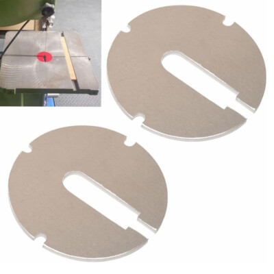 2 Rear Notch Bandsaw table insert Fits Del-ta 14 Part 426020630001 426020630002