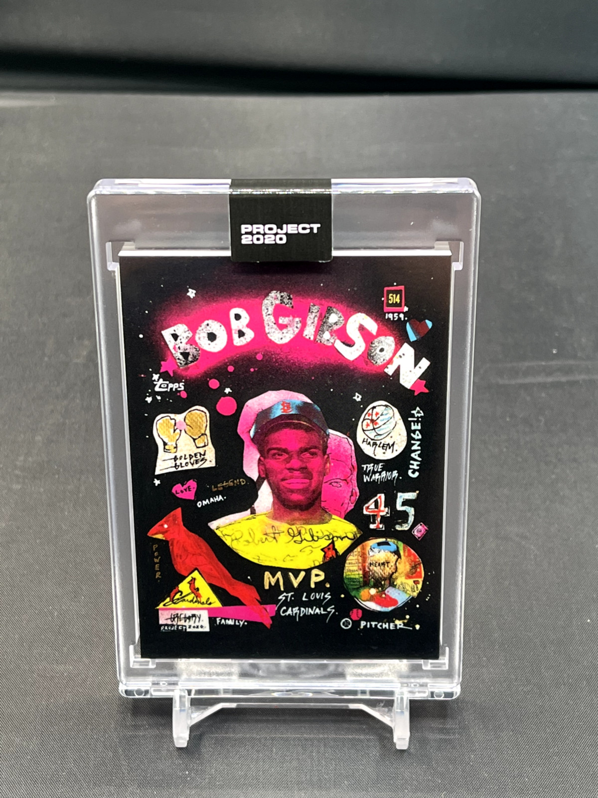 Topps Project 2020 Bob Gibson by Gregory Siff #108
