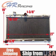 Aluminum radiator For Subaru Impreza WRX GDA/GGA;STI GDB/GGB EJ20 40mm 2002-2007