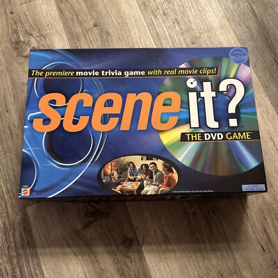 Scene It? The DVD Movie  Trivia Board Game Open Box Complete 2003 Family