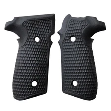 Hogue For SIG P229 Contour Classic: Piranha Grip  G10 -  Solid Black * 30129