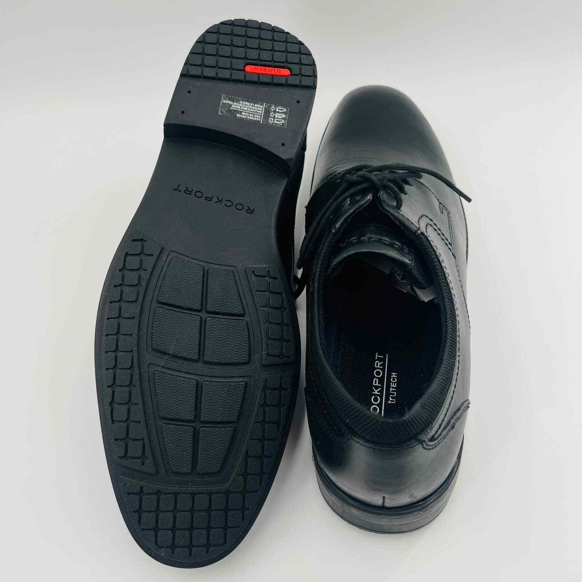 Rockport Trutrech Bryant Plain Toe Oxford Black Leather Shoe  display picture 2