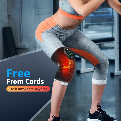 Electric Heated Knee Support Brace 3 in 1 Shoulder Brace for Joint Pain Relief - Picture 10 of 21