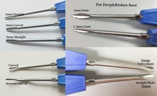 Dental Apical Elevator Straight Luxating Elevators Residual Root Autoclaved 134℃