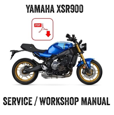 2022-2025 Yamaha XSR900 XSR 900 MTM890 Repair Workshop Service