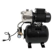 1.6 HP Shallow Well Jet Pump Heavy Duty Water Jet Pump w/ Pressure Tank 115V