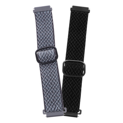 Pcs 20mm Elastic Nylon Watch Band Woven Watchband UK