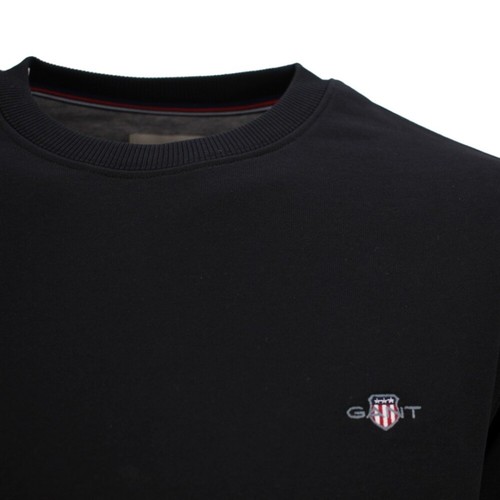 Gant Herren Sweatshirt Pullover schwarz 2006065 5 black - Picture 6 of 7