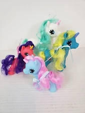 (J5) Lot of 4 My Little Pony Figures Ponies Assorted White Red