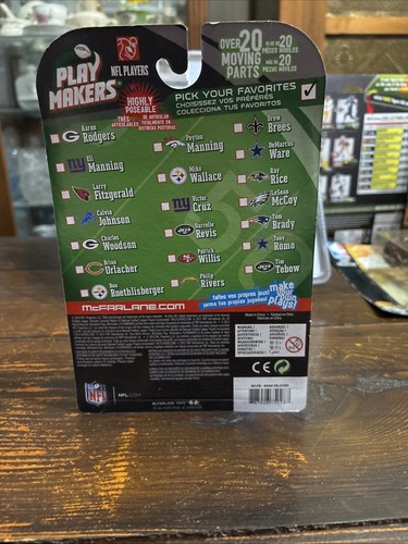 2012 Brian Urlacher Chicago Bears McFarlane Toys NFL PlayMakers Mini 4” Figure - Picture 3 of 3