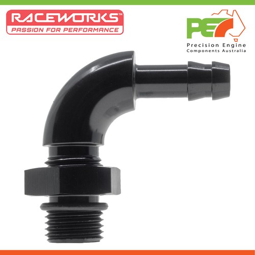 New RACEWORKS Fuel Pump Inlet / Outlet Adapter Fitting - 3/8
