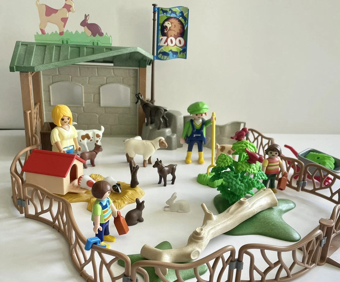Playmobil 6635 City Life Children s Petting Zoo With Box