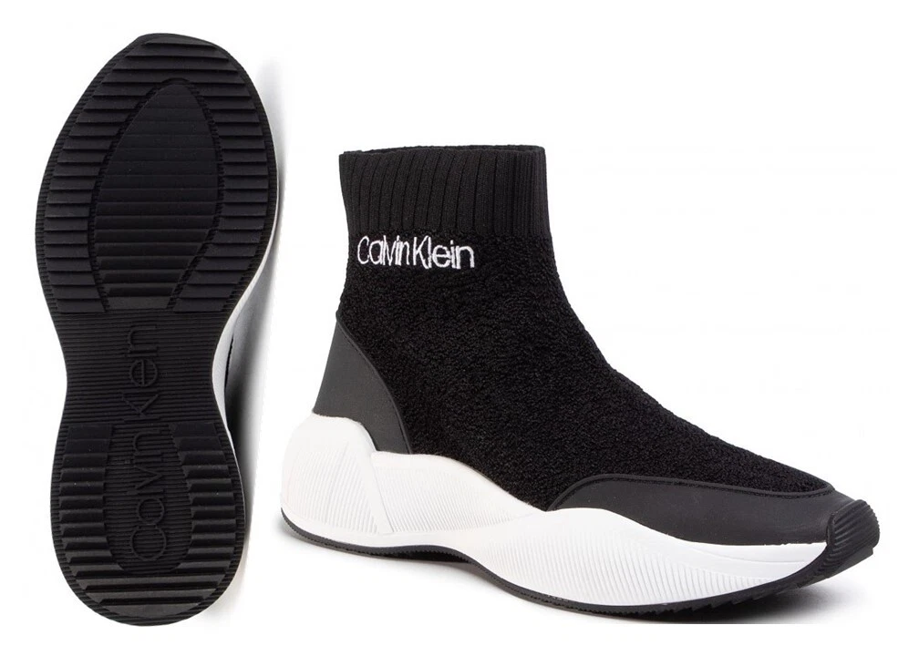 Scarpe a calzino alte sale