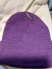 Purple stretch knit Beanie Hat - Youth Child size NEW without tags 
