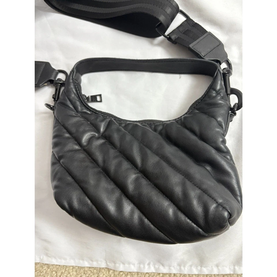 Think Royln Luxe Studio Quilted Hobo Bag Mini Sporty Crossbody Purse Cute - Image 4 of 4