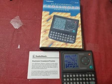 Radio Shack Electronic Crossword Puzzles Made By Tandy Model 60-2685