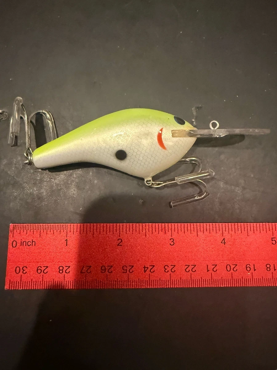 Boîte De Leurres Vintage Bagley Avec 6 Crankbaits Db3 Ts - Bois Made USA