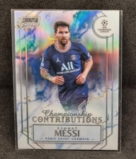2022 TOPPS CHROME STADIUM CLUB CHAMPIONSHIP CONTRIBUTIONS LIONEL MESSI #CC-LM