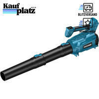 Akku-LaubbläSer 18V BüRstenloser Motor 6-Stufig Geschwindigkeitsregelung 550