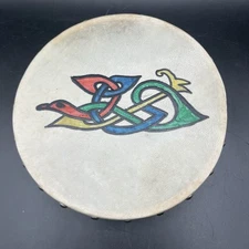 Vintage Irish Malachy Kearns 8” Celtic Drum No Mallet Decent Condition See Pics