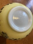 Vintage Pyrex ~ Gooseberry ~ 442   Black, Yellow 1 1/2 Qt. Cinderella Bowl