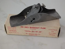 Vintage ENCO Woodcraft Plane in Original Box