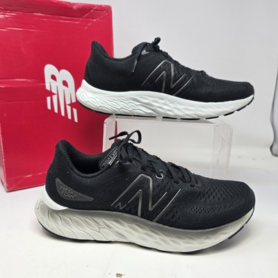 New Balance Mens 9.5 Fresh Foam X Evoz V3 Running Black Athletic Shoes