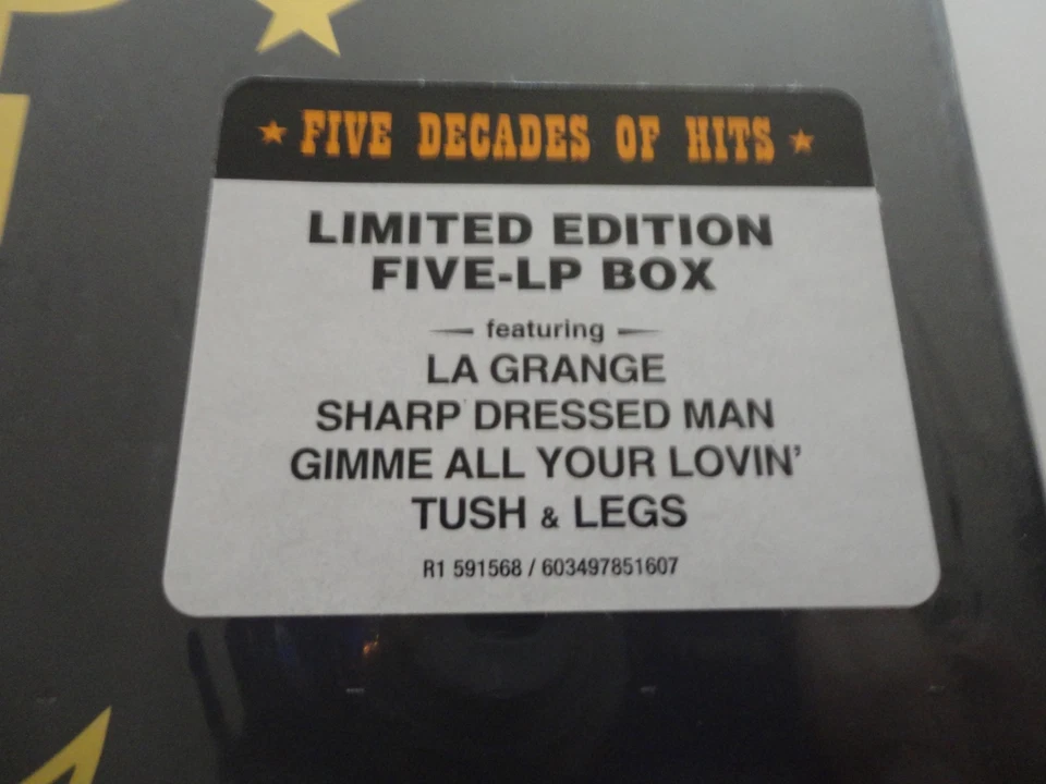 ZZ TOP ~ GOIN' 50 ~ 2019 LIMITED EDITION 5x 180g VINYL LPs BOX SET OUT OF PRINT Foto 3 de 4