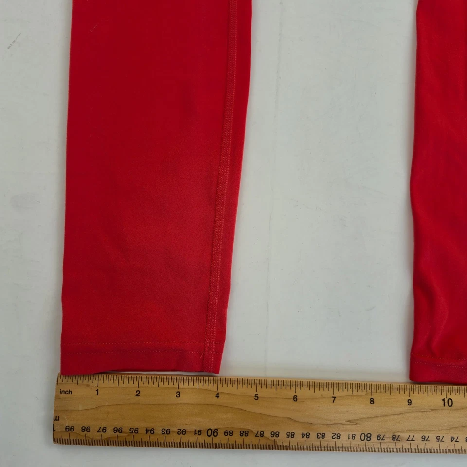 GYMSHARK Leggings Pequeños 8 10 Rojo Mujer Elástico Yoga Activewear - Imagen 4 de 4