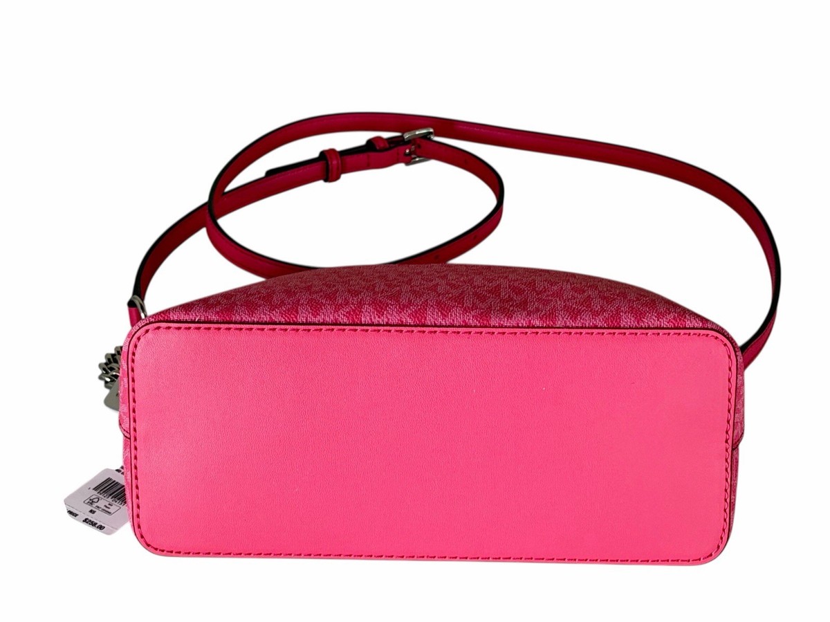 Michael Kors Jet Set Travel Dome Crossbody Bag MK Color-Block