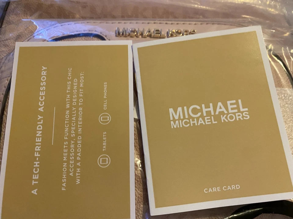 Michael Kors leather backpack new powder blush rose jaycee RRP £269 35S3G8TB6V - Image 3 of 4