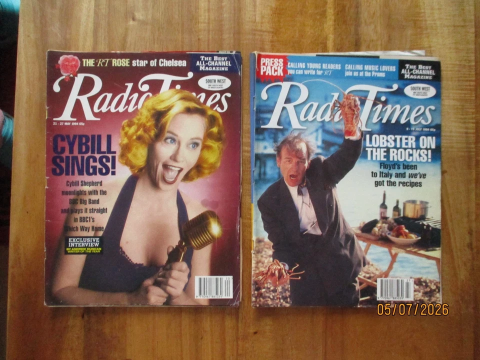 6 Radio Times Times Magazines 1993, 94, 95 All Pictured All Complete - Image 2 of 4
