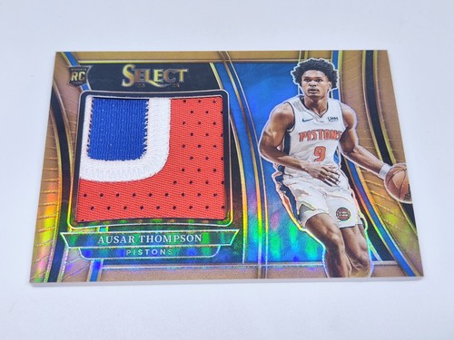 2023-24 Panini Select Rookie Jumbo Patch Bronze Prizm AUSAR THOMPSON /49!!