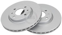 2X A.B.S. Bremsscheibe 16422 FüR Doblo Panda Idea Stilo VAN 500 Fiat Alfa Lancia