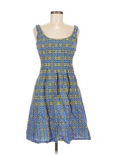 Nine West Women Blue Casual Dress 6