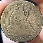 1855-O Seated Liberty Half Dollar Good