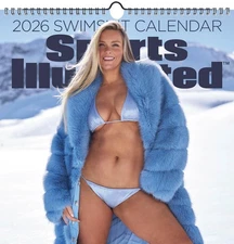 SPORTS ILLUSTRATED SWIMSUIT - 2026 DELUXE WALL CALENDAR - BRAND NEW - 266099